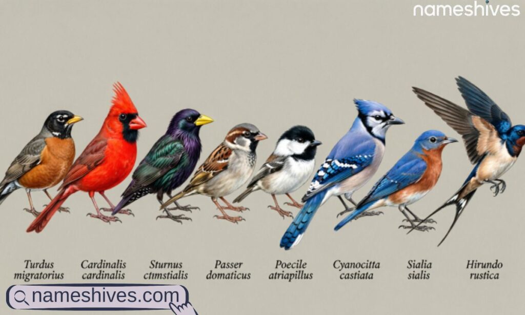 Songbirds and Passerines Scientific Names