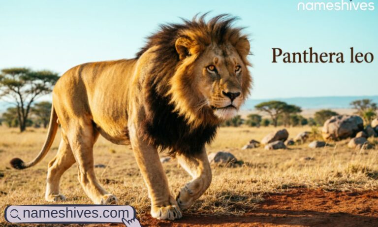 scientific name of Lion