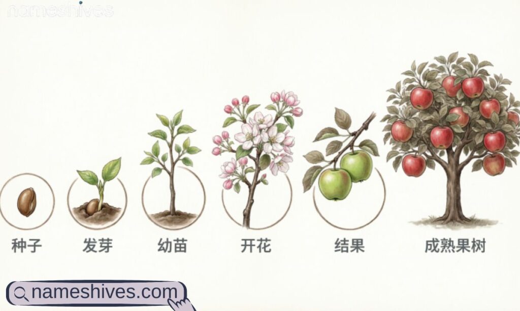 Apple Tree Life Cycle 