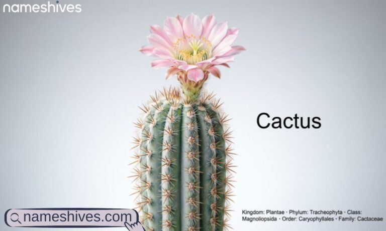 Cactus Scientific Name, Plant, Flower, Fruit, and Types