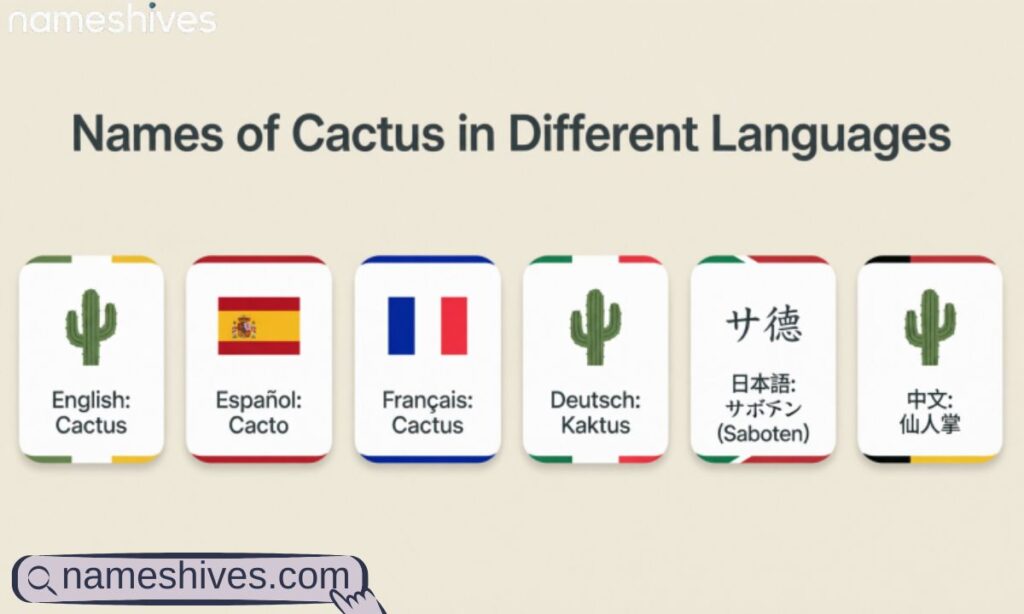 Names of Cactus in Different Languages