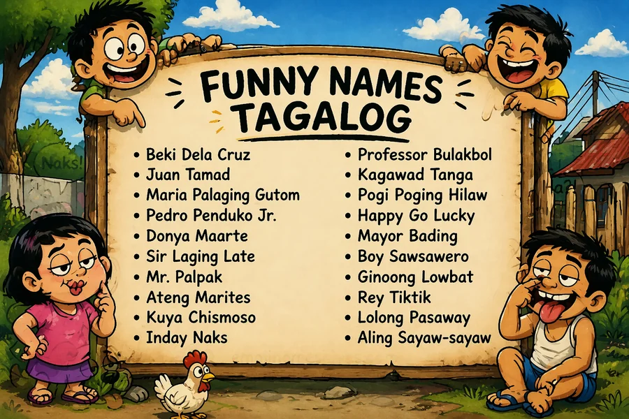 Funny Names Tagalog With Meaning