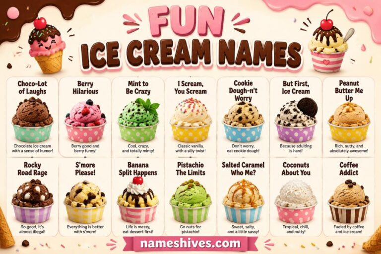 Fun Ice Cream Names