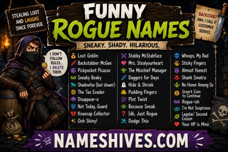 Funny Rogue Names