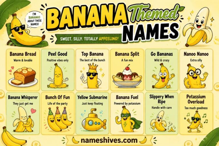 Banana Themed Names