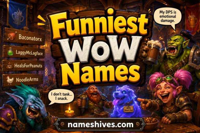 Funniest WoW Names