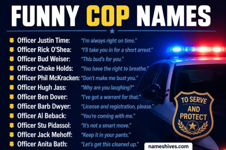 Funny Cop Names