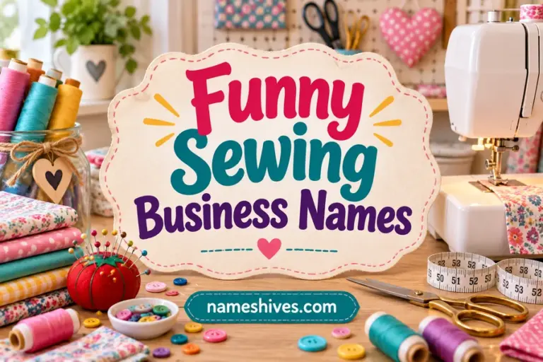 Funny Sewing Business Names