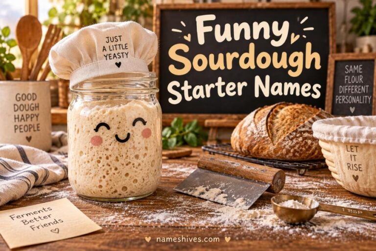 Funny Sourdough Starter Names