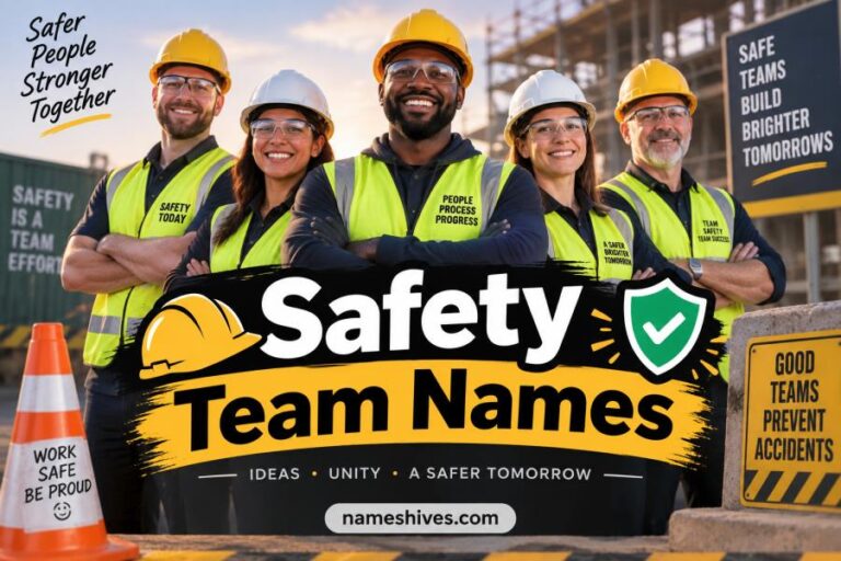 Safety Team Names