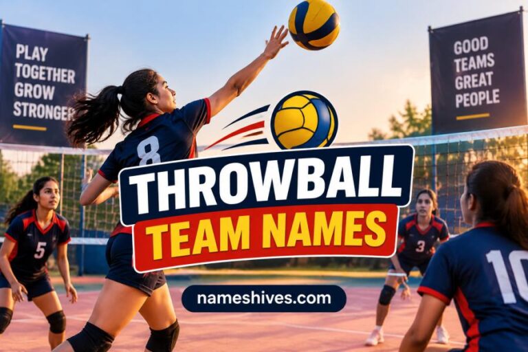 Throwball Team Names